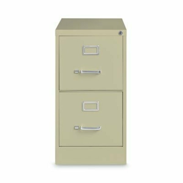 Vertical Letter File Cabinet, 2 Letter-Size File Drawers, Putty, 15 x 26.5 x 28.37, Hirsh Industries Space Solutions, Mfr#: 14026